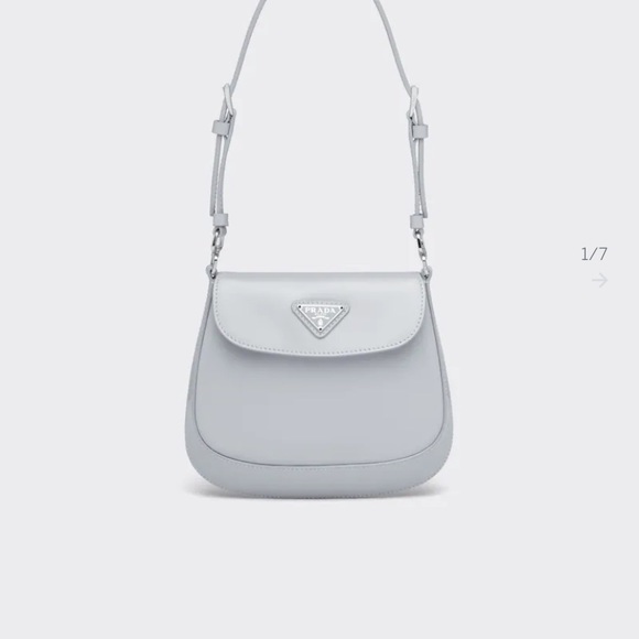 Prada Cleo Bag in Cornflower Blue NWT Never Worn Box/dust bag included - Picture 5 of 13